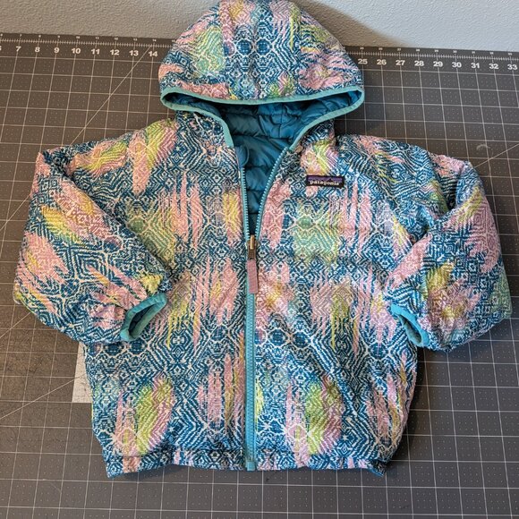 Reversible Patagonia down Puffy Jacket - 4T - Picture 3 of 4